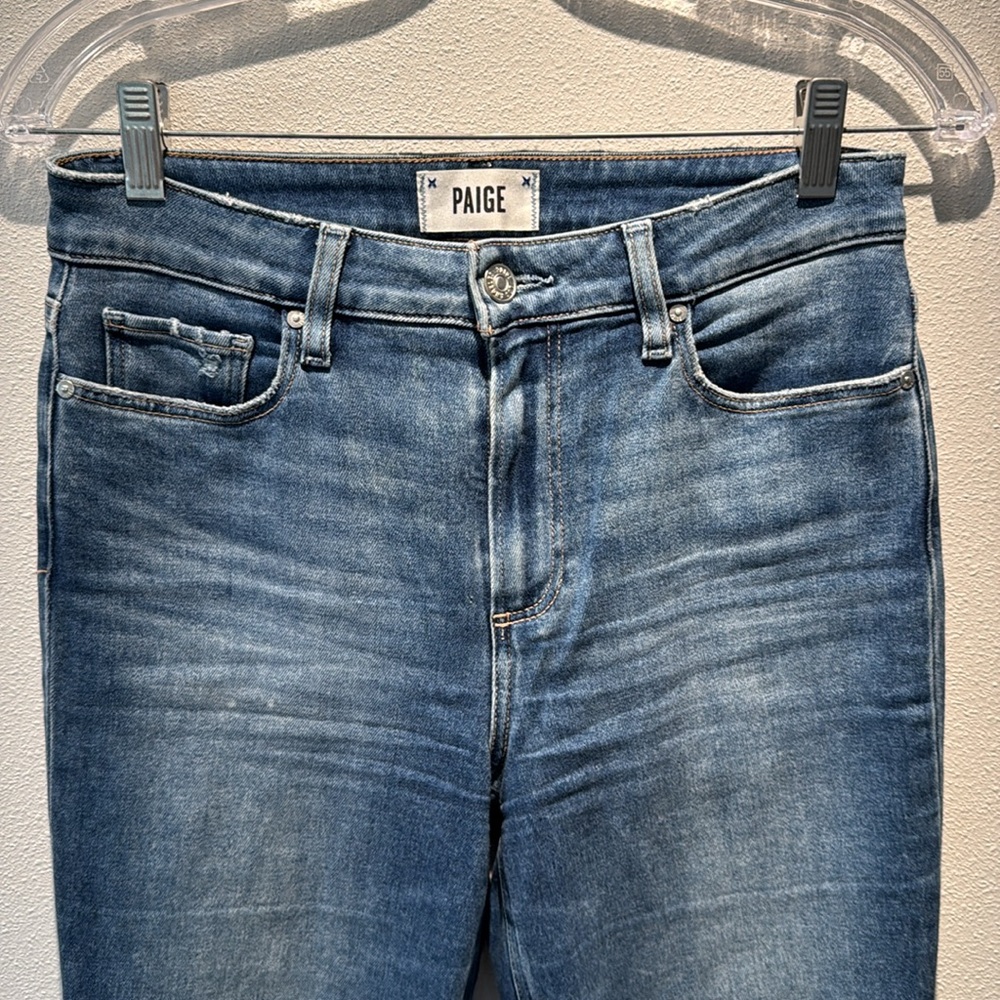 Paige Denim Cindy Ankle Jeans Raw Hem